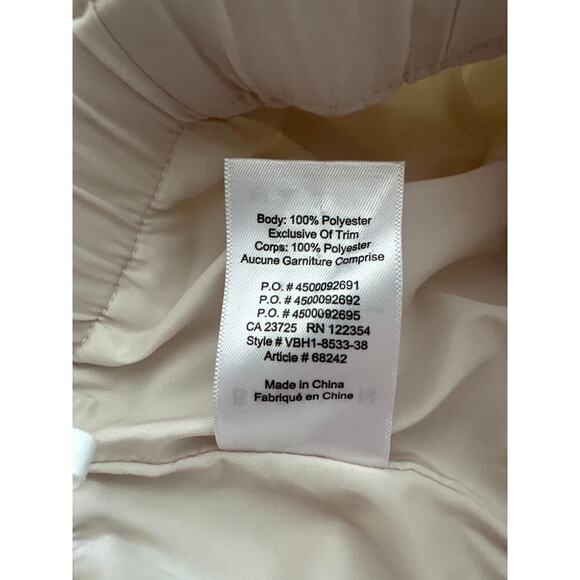 Aritzia Babaton Strapless White Flutter Capri Jumpsuit Romper Size 2 Bridal - Picture 8 of 9